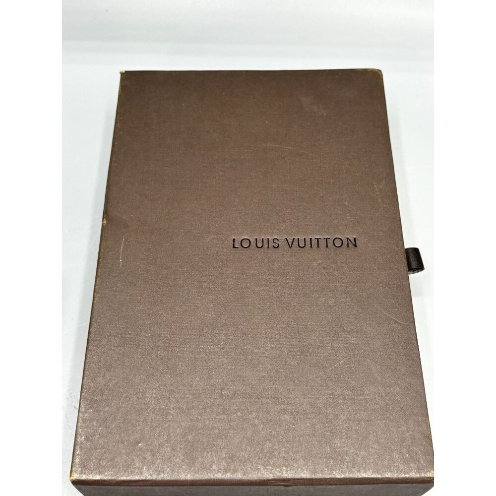 Louis Vuitton Drawer Style Box 2 Boxes 8.25"x 5.5" Brown & Yellow - Picture 4 of 10